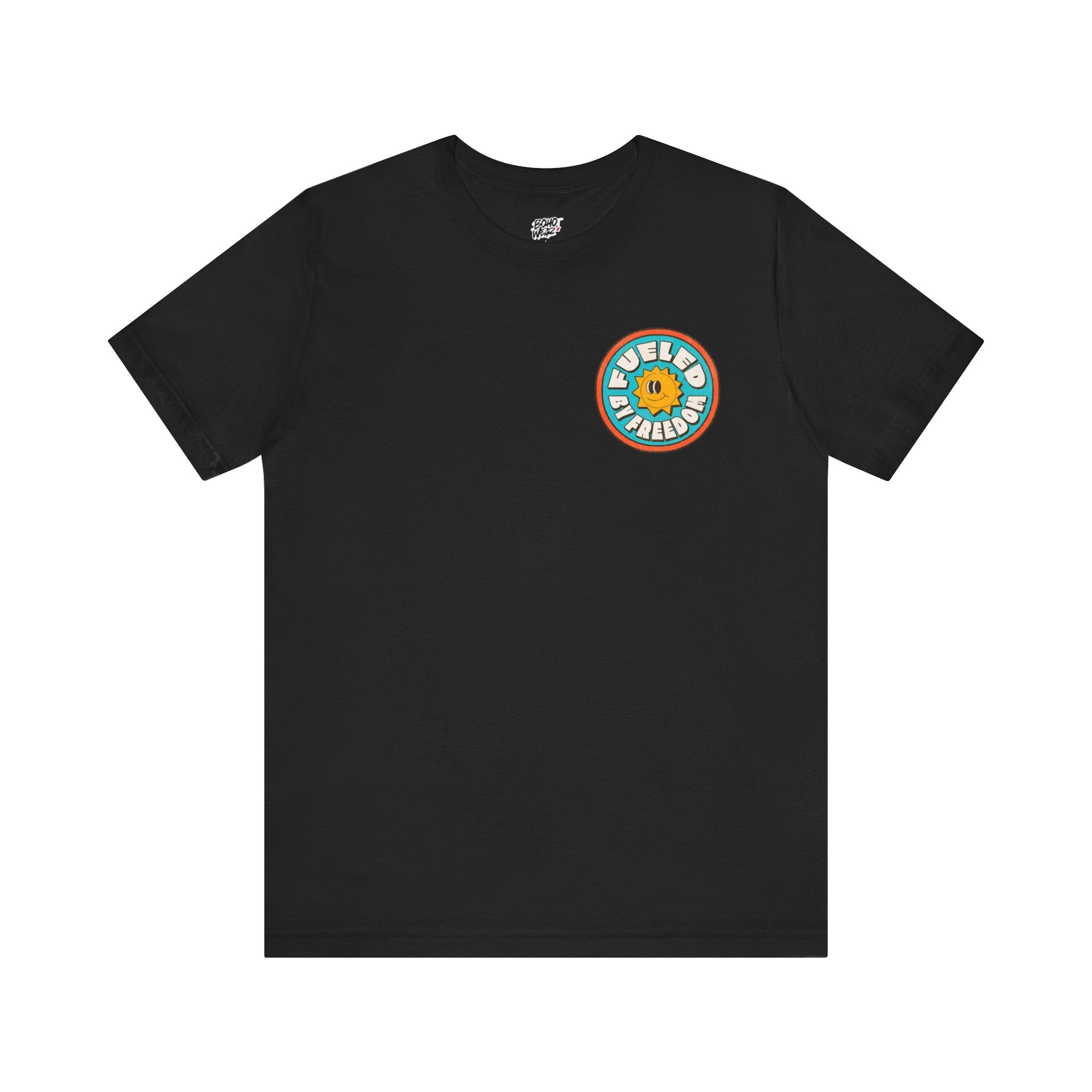 T-Shirt Fueled by Freedom Graphic Tee Printify