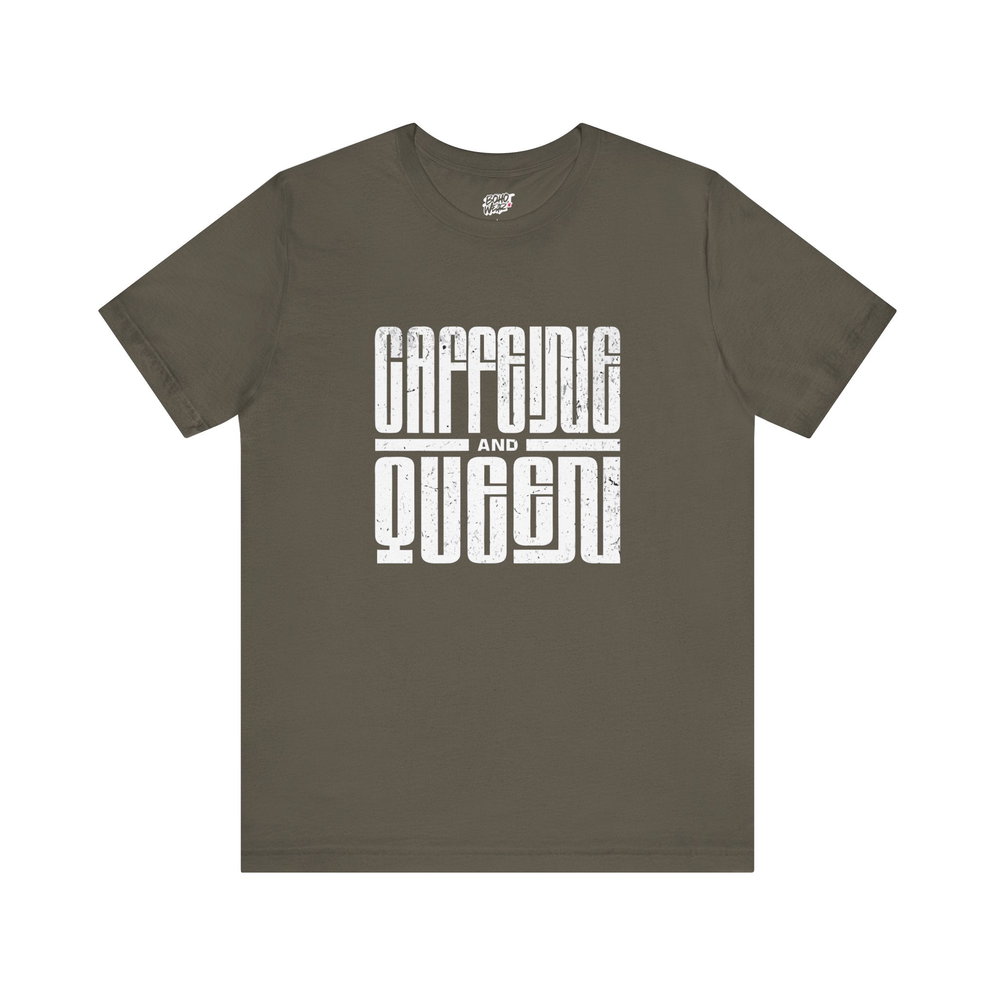 T-Shirt for Coffee Lovers - Caffeine Queen Design Printify