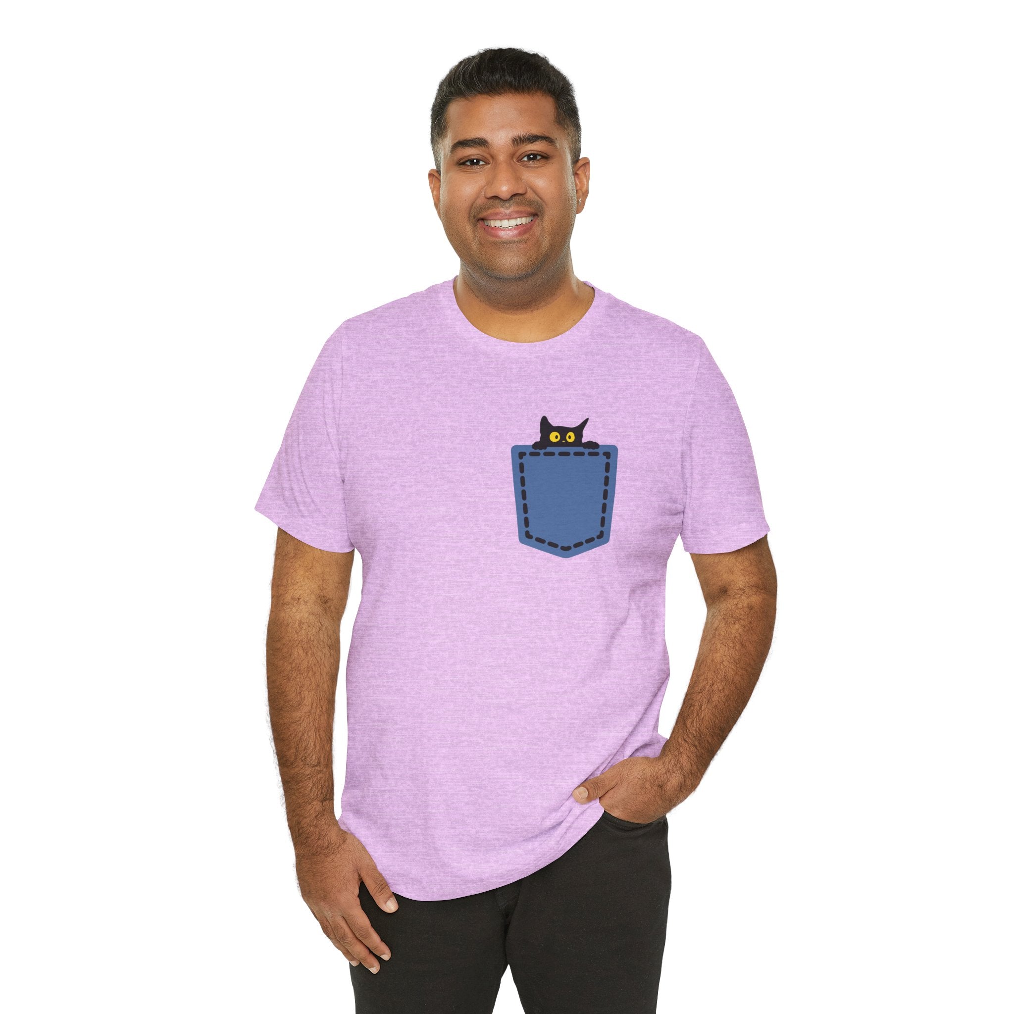 Cat Pocket Tee Boho Wear