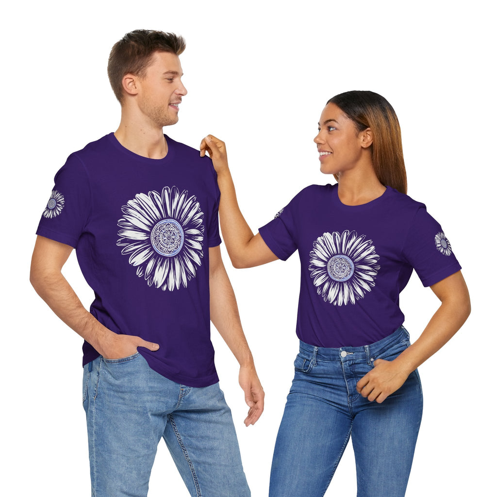 Boho Blue Mandala Tee Boho Wear