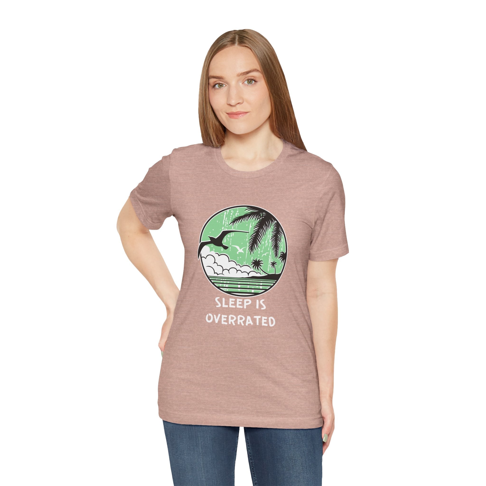 Sleepy Days Unisex Tee: Beach Lovers Printify