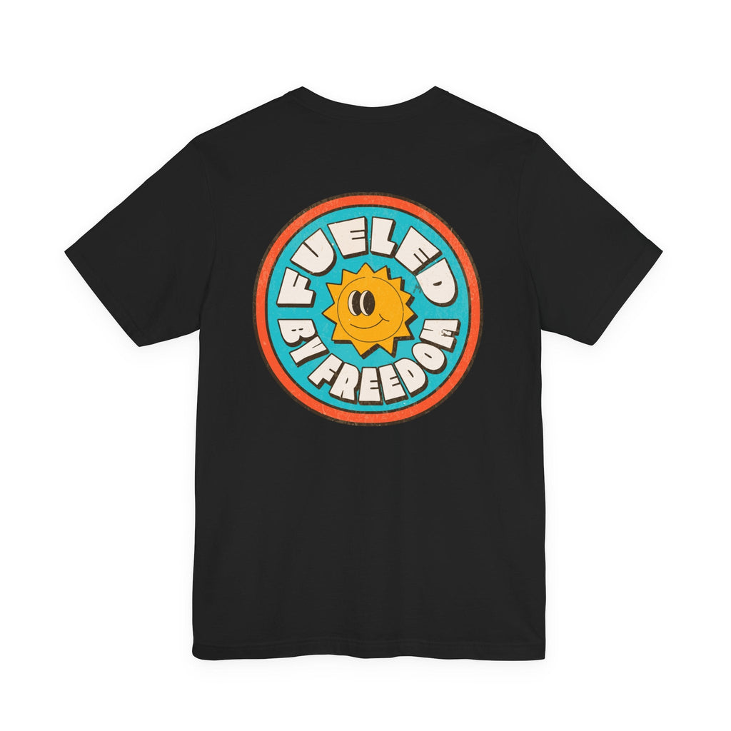 T-Shirt Fueled by Freedom Graphic Tee Printify