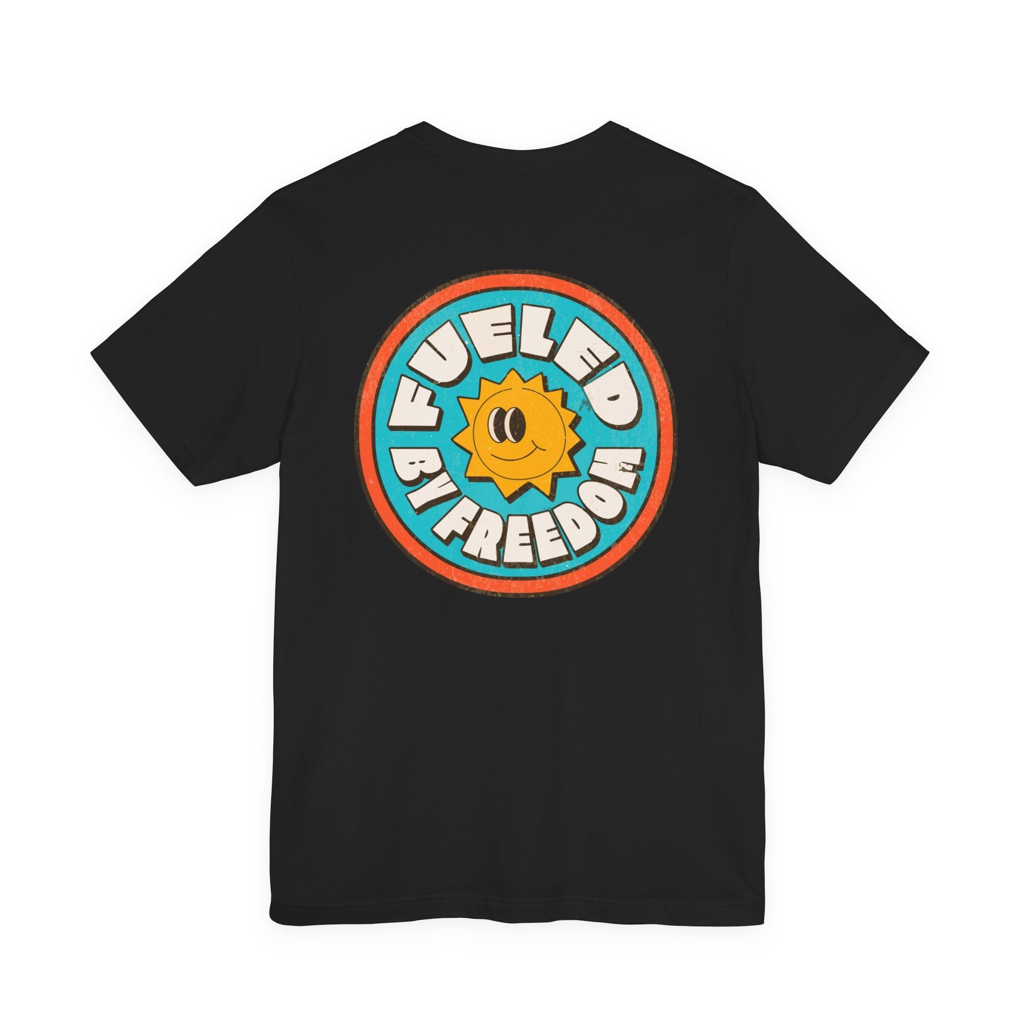 T-Shirt Fueled by Freedom Graphic Tee Printify
