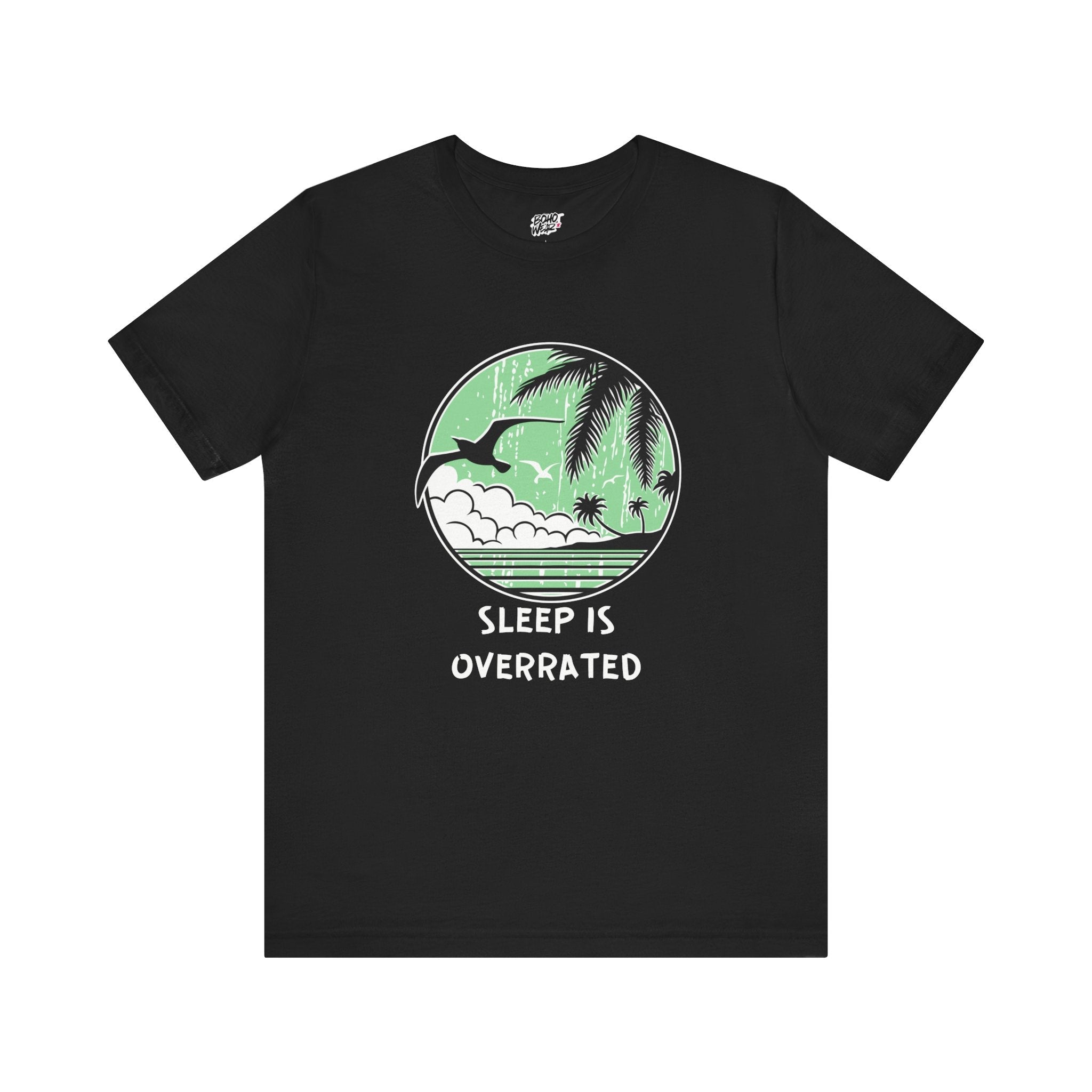 Sleepy Days Unisex Tee: Beach Lovers Printify