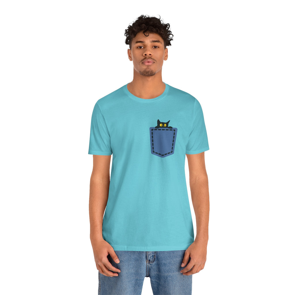 Cat Pocket Tee Boho Wear