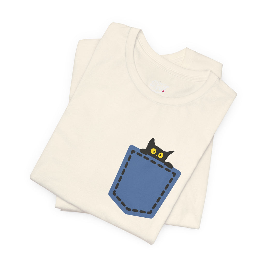 Cat Pocket Tee Boho Wear