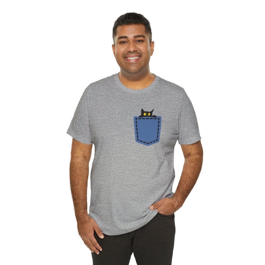 Cat Pocket Tee Boho Wear
