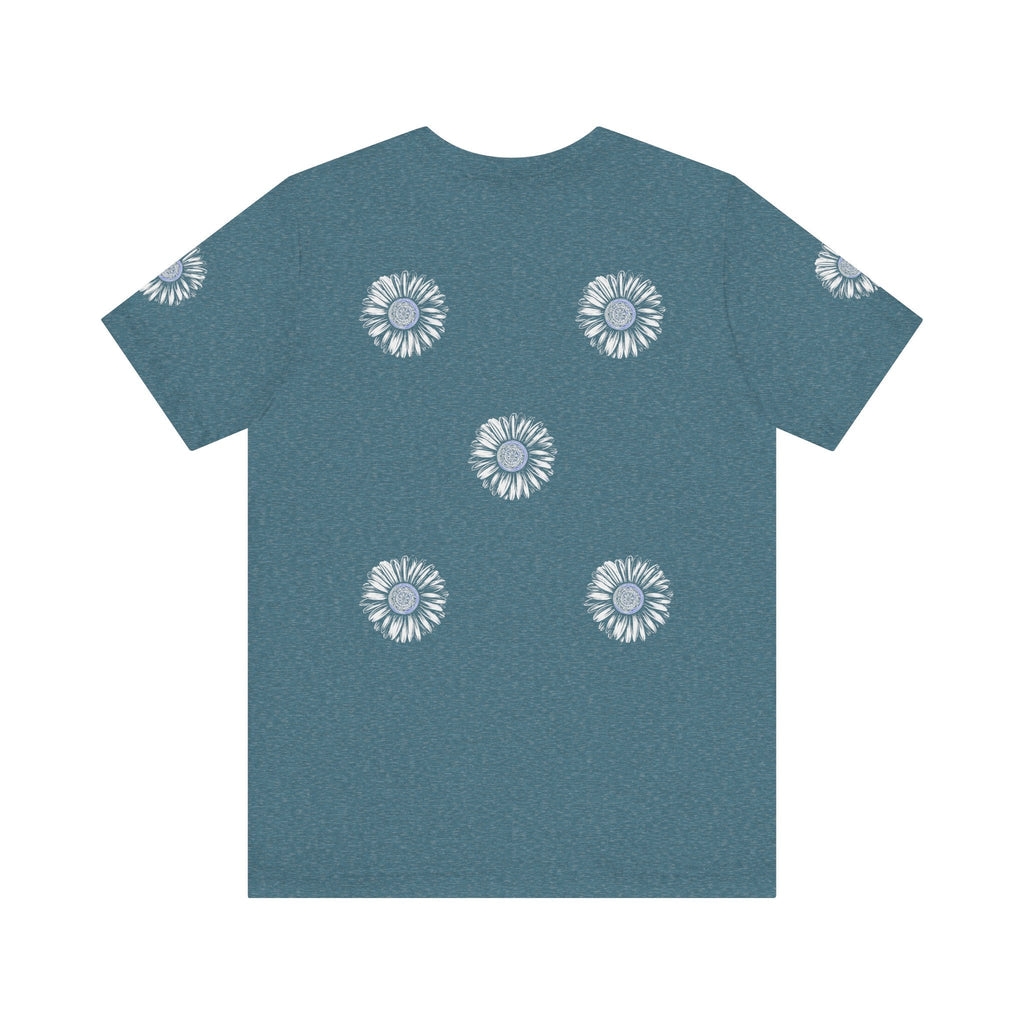 Boho Blue Mandala Tee Boho Wear