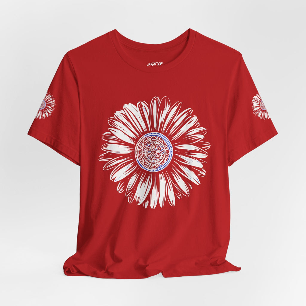 Boho Blue Mandala Tee Boho Wear