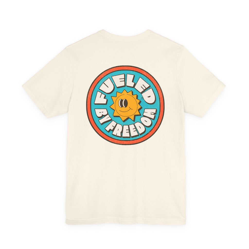 T-Shirt Fueled by Freedom Graphic Tee Printify
