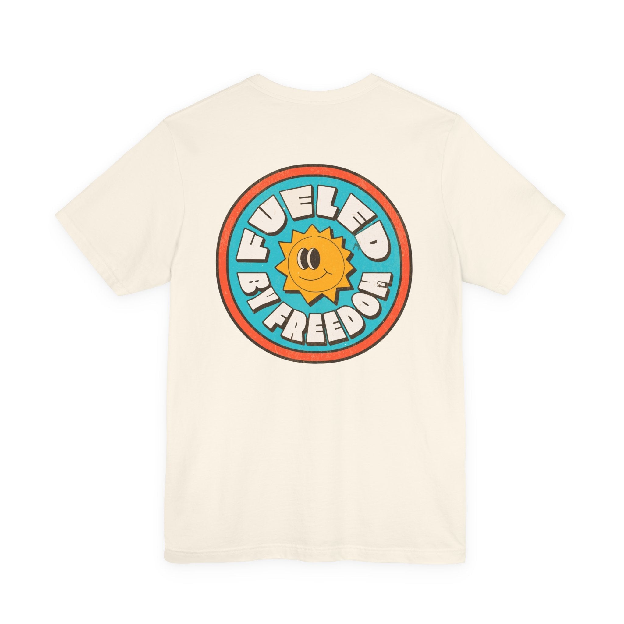 T-Shirt Fueled by Freedom Graphic Tee Printify