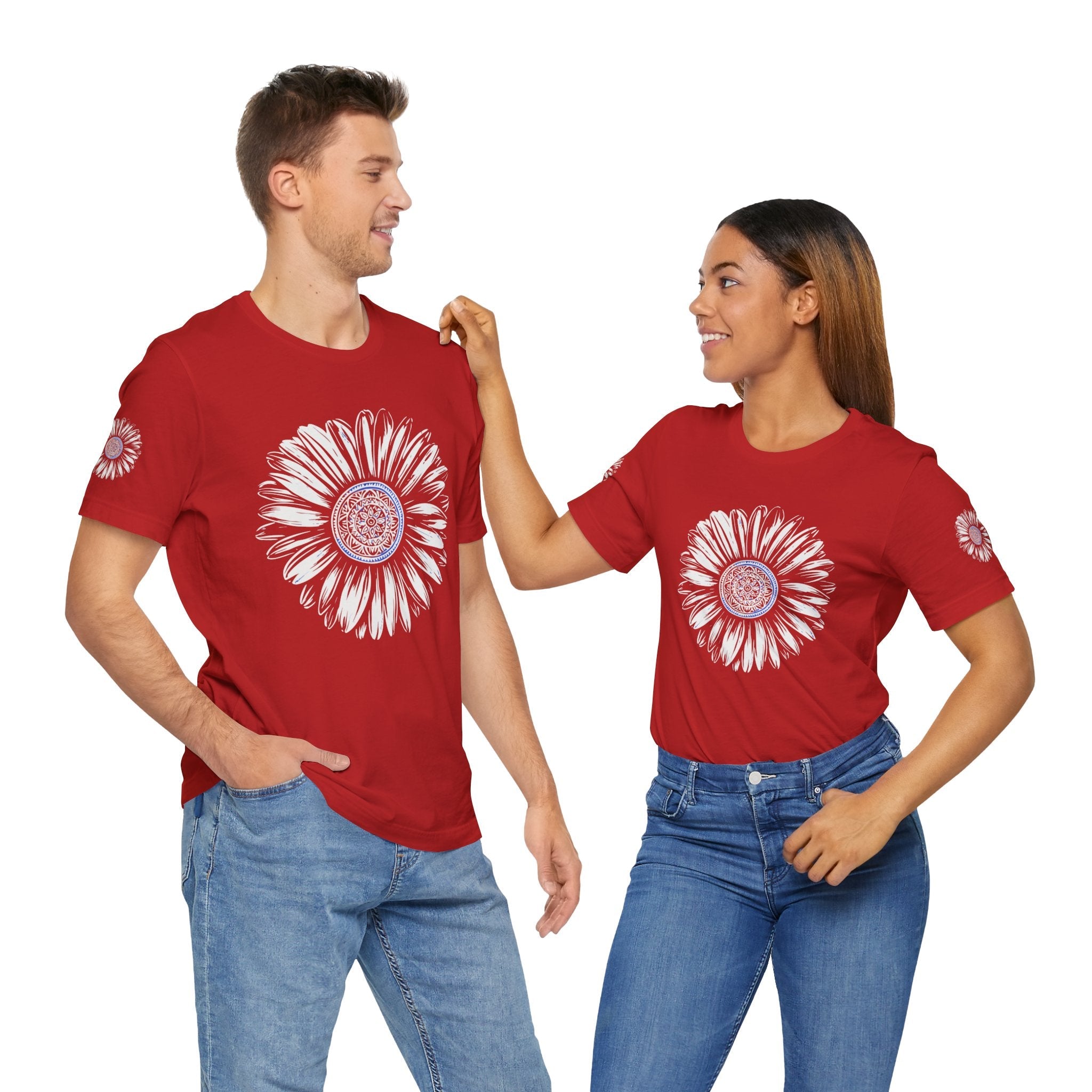 Boho Blue Mandala Tee Boho Wear