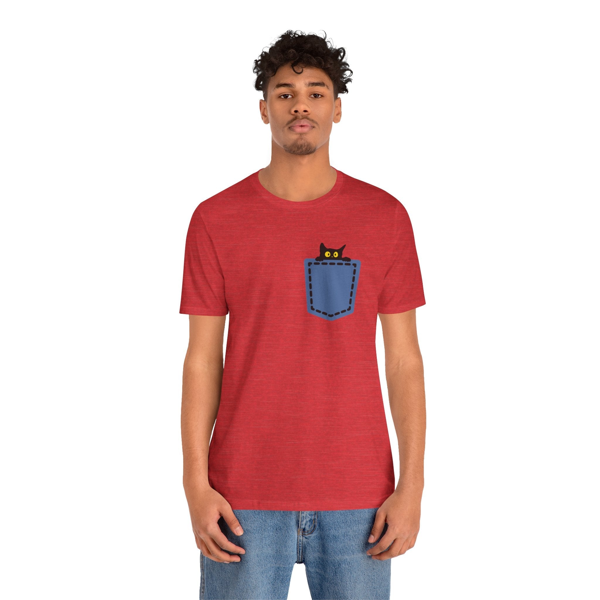 Cat Pocket Tee Boho Wear