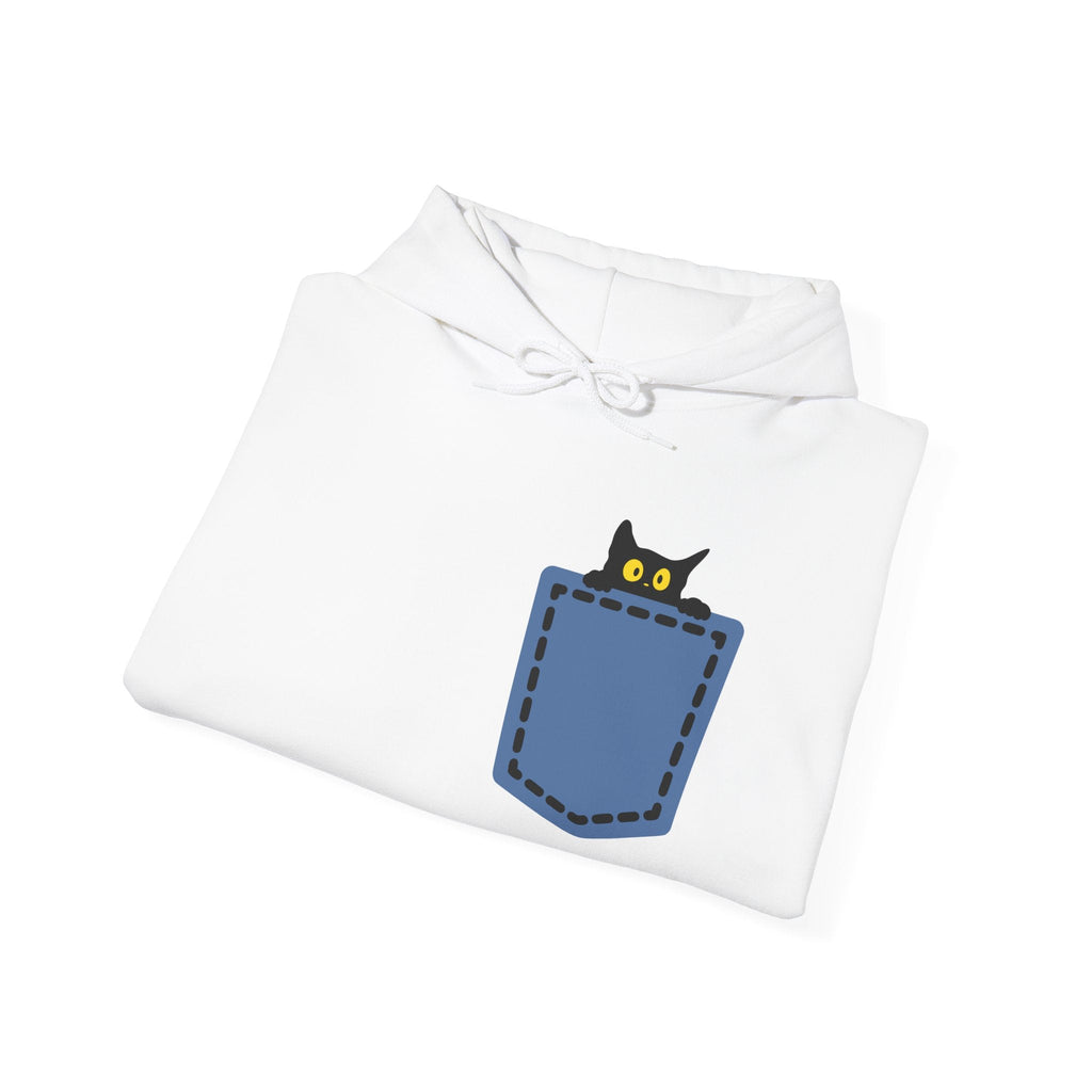 Cat Pocket Hoodie | Cute Cat Lover Gift, Unisex Printify