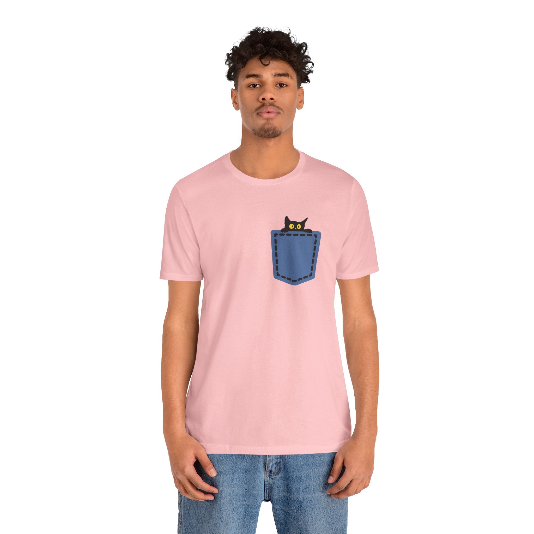 Cat Pocket Tee Boho Wear