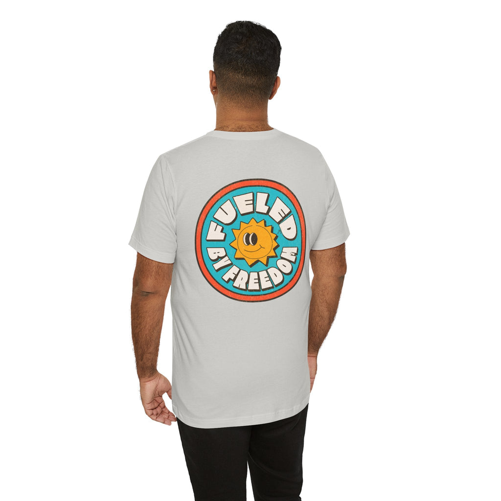 T-Shirt Fueled by Freedom Graphic Tee Printify