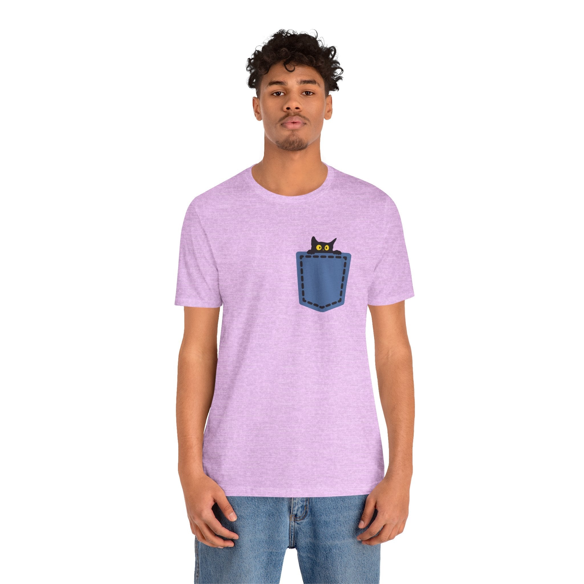 Cat Pocket Tee Boho Wear