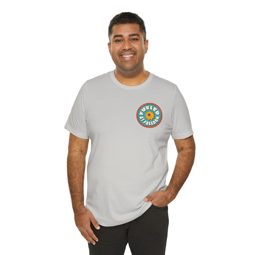 T-Shirt Fueled by Freedom Graphic Tee Printify