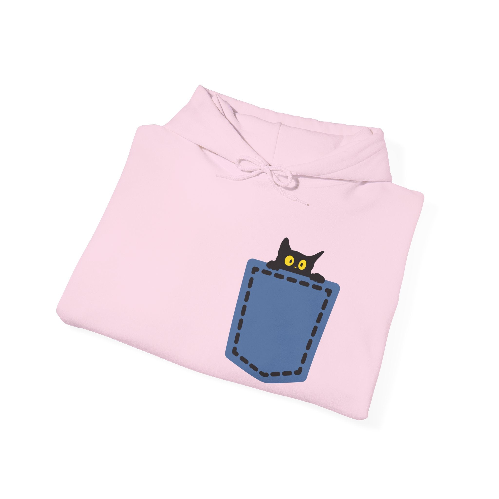 Cat Pocket Hoodie | Cute Cat Lover Gift, Unisex Printify