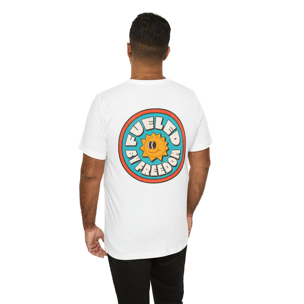 T-Shirt Fueled by Freedom Graphic Tee Printify