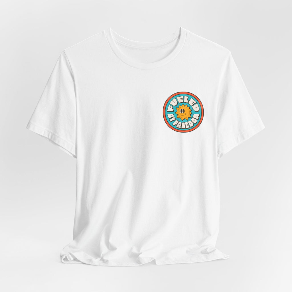 T-Shirt Fueled by Freedom Graphic Tee Printify