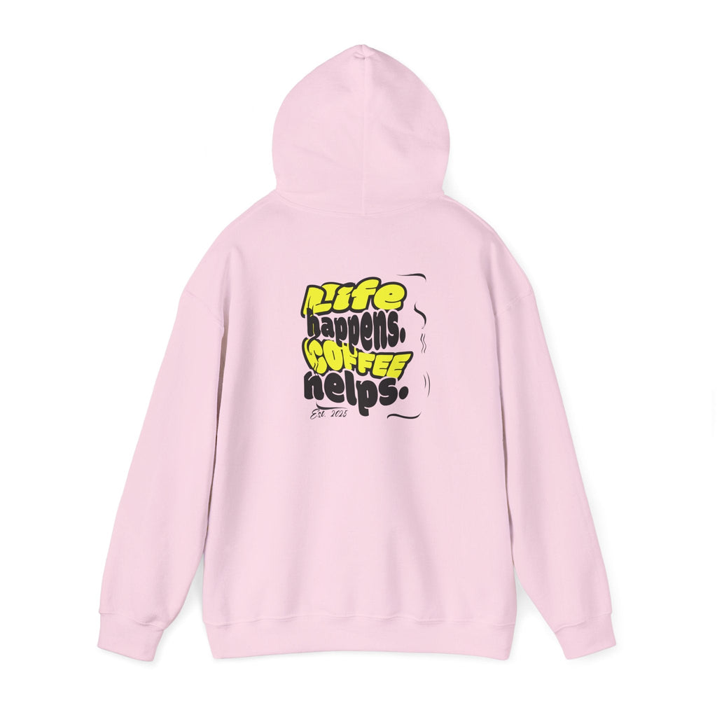 Coffee Helps Hoodie Printify