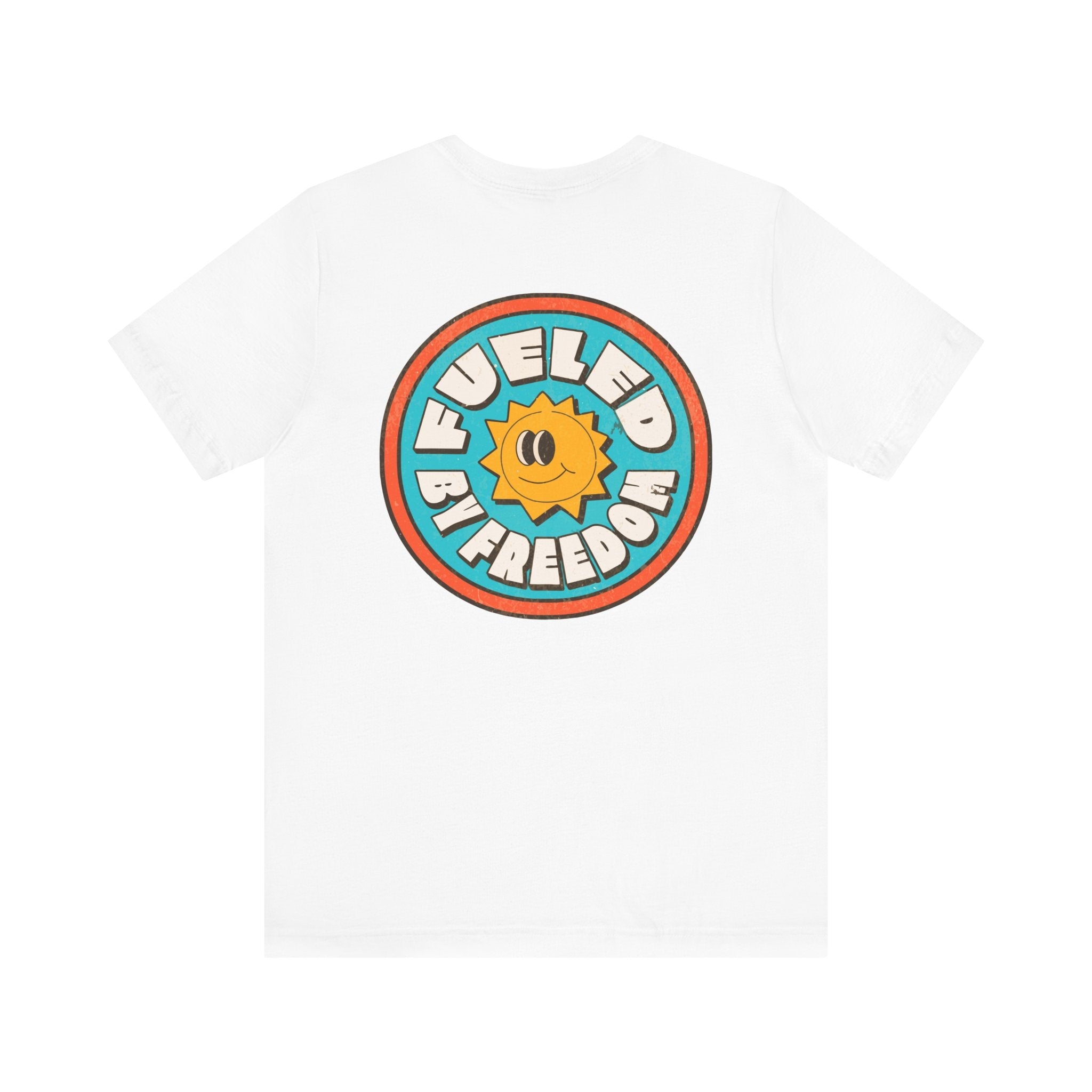 T-Shirt Fueled by Freedom Graphic Tee Printify