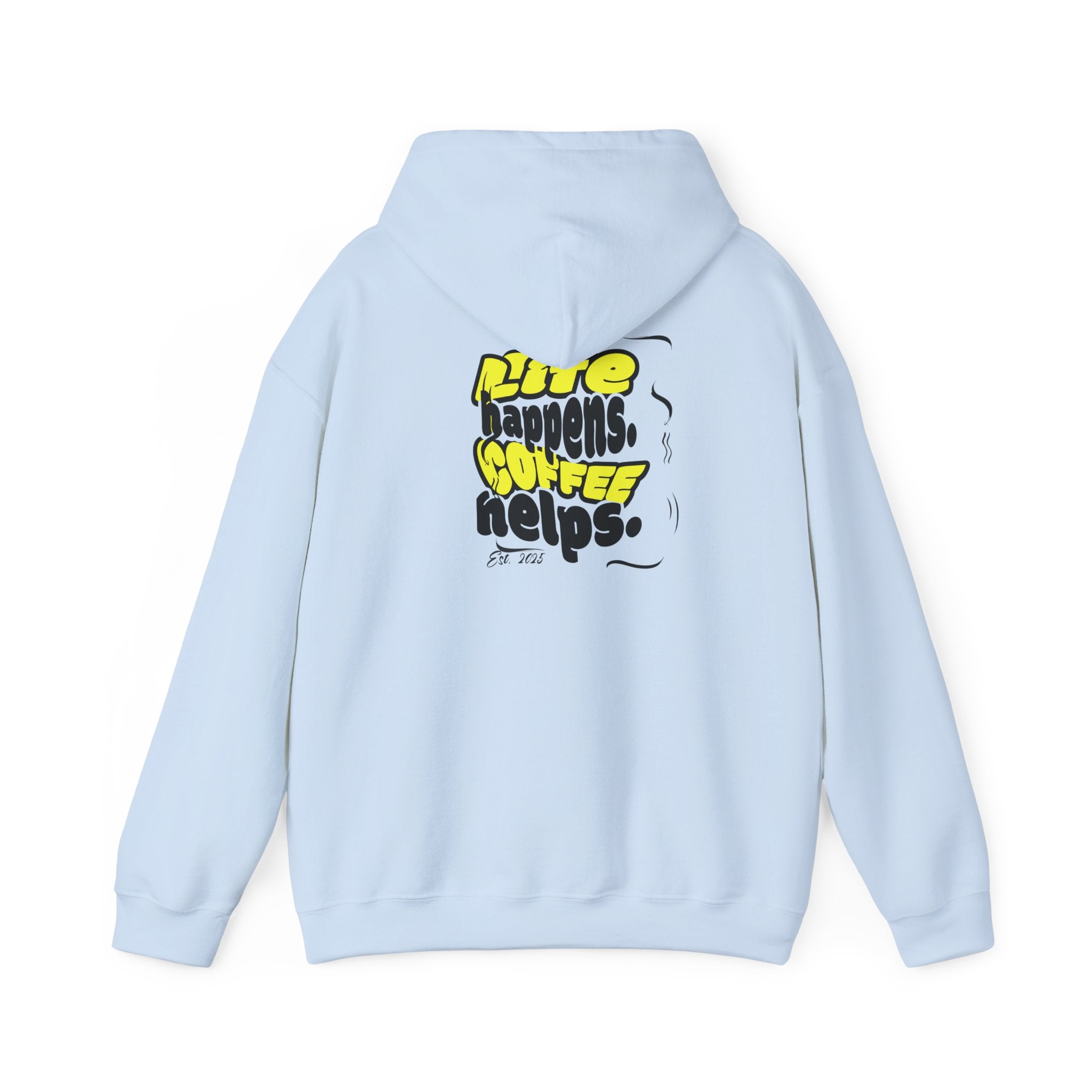 Coffee Helps Hoodie Printify