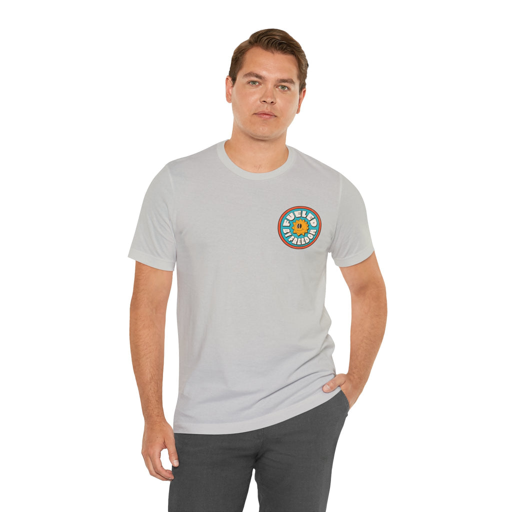 T-Shirt Fueled by Freedom Graphic Tee Printify