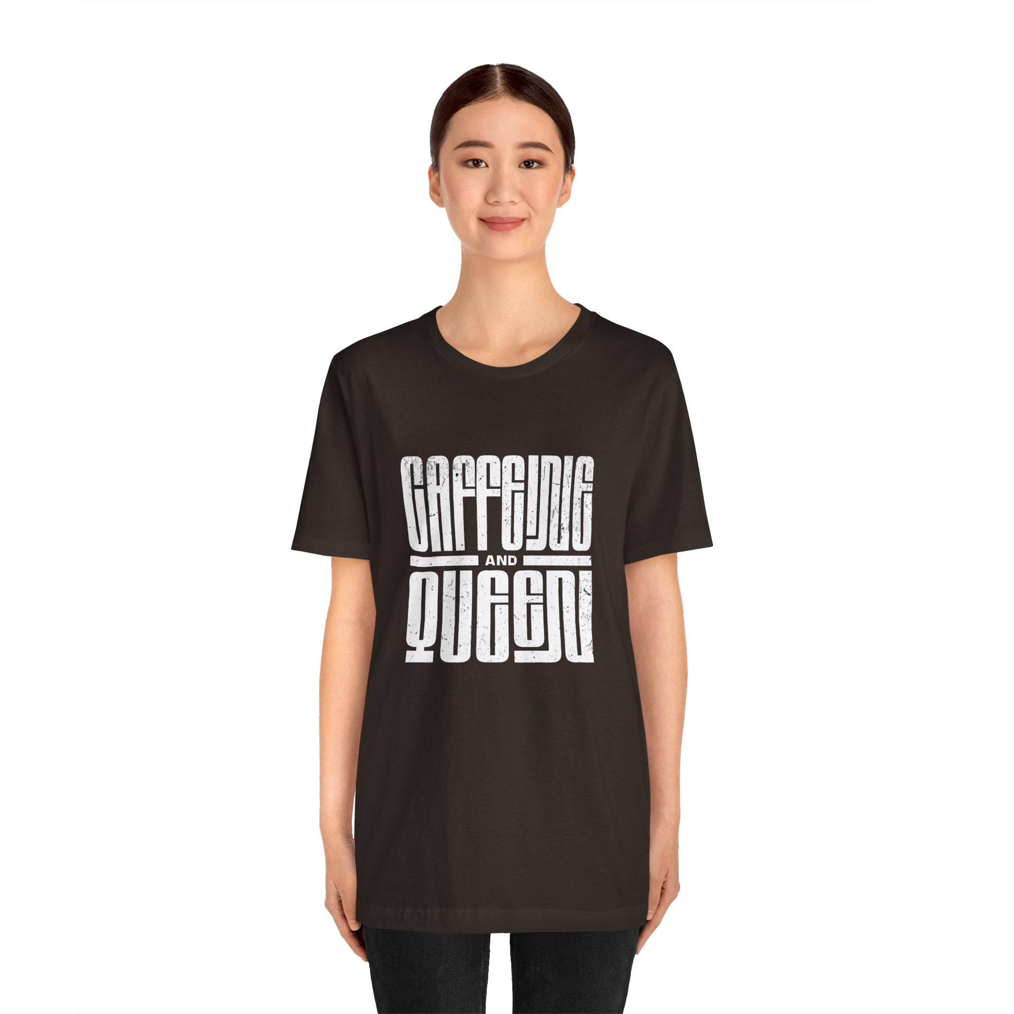 T-Shirt for Coffee Lovers - Caffeine Queen Design Printify