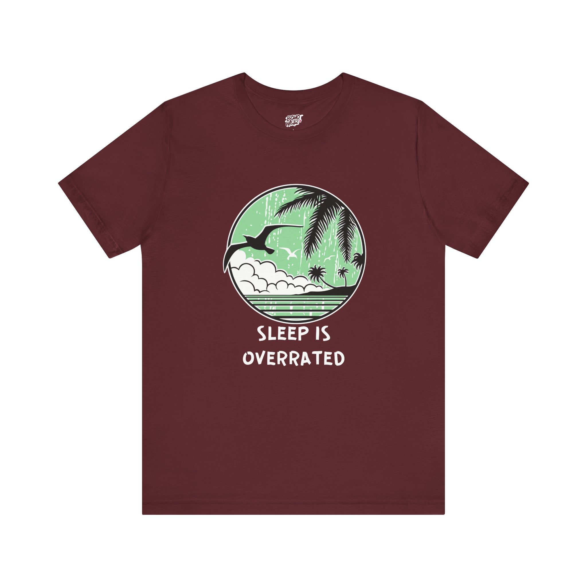 Sleepy Days Unisex Tee: Beach Lovers Printify