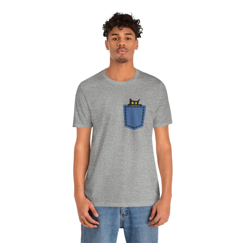 Cat Pocket Tee Boho Wear