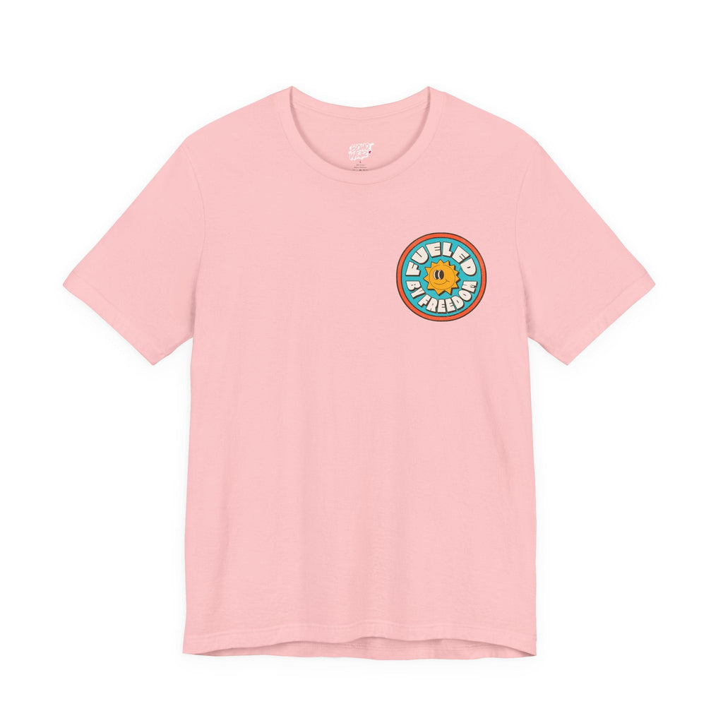 T-Shirt Fueled by Freedom Graphic Tee Printify