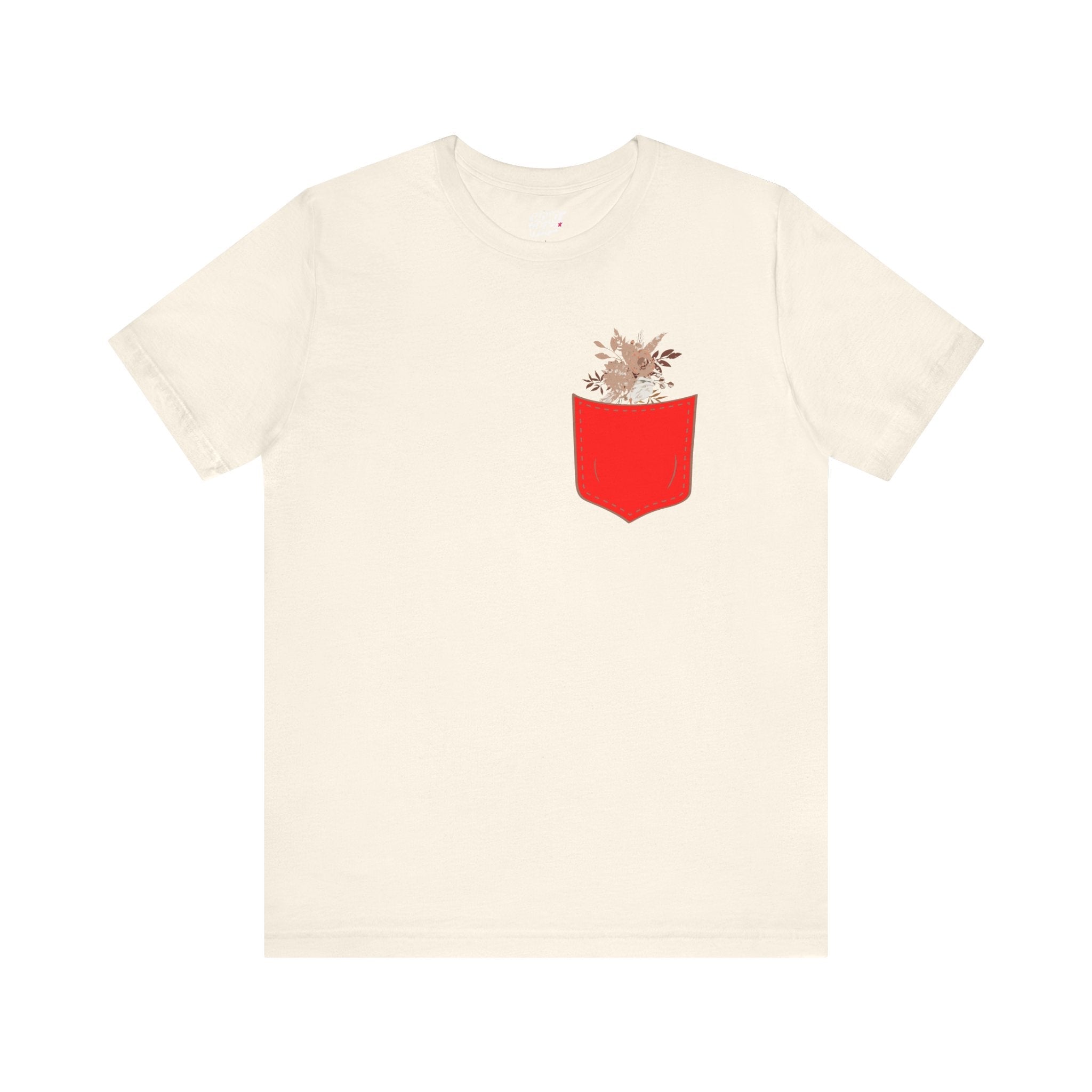 Pocket and Dry Flowers Tee Printify