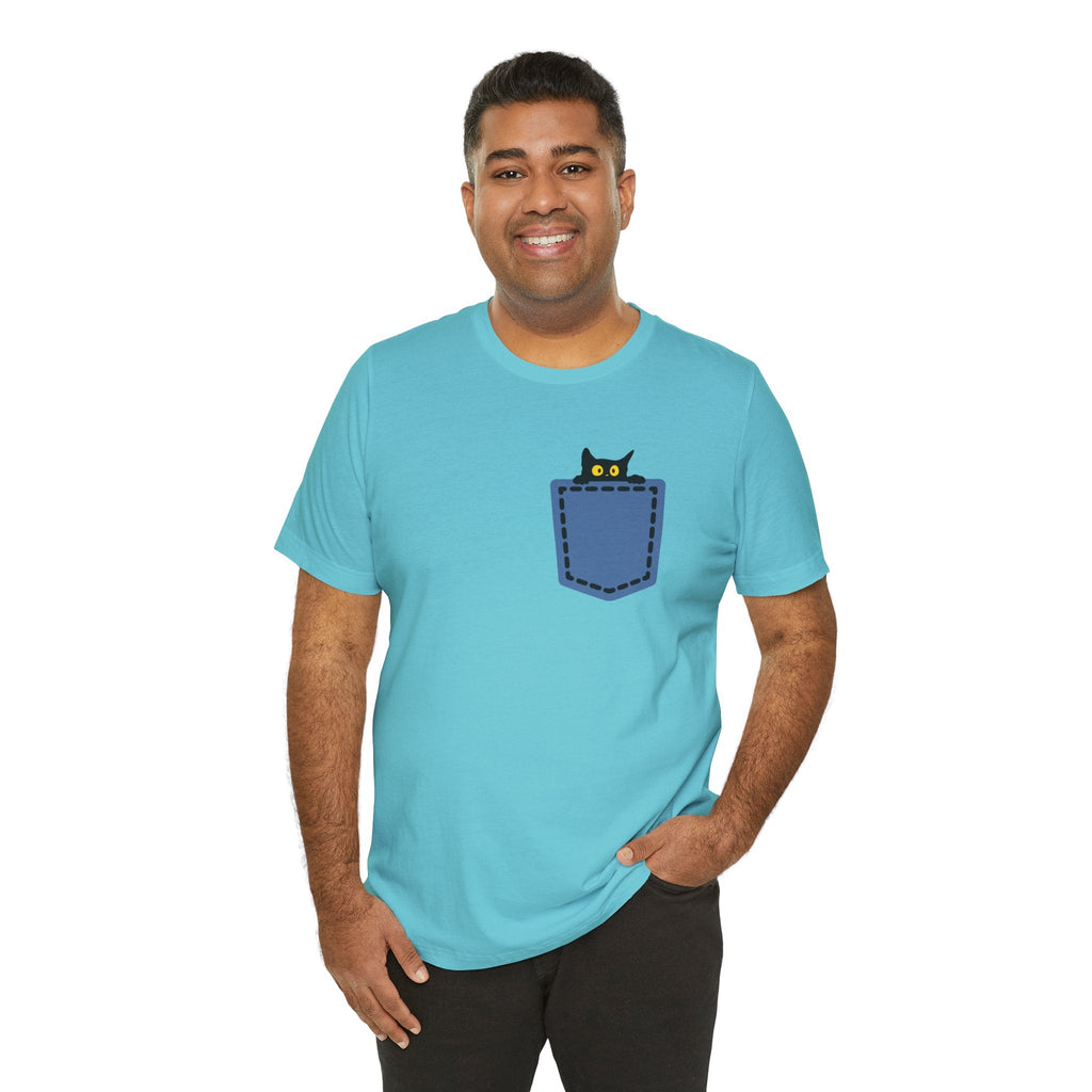 Cat Pocket Tee Boho Wear