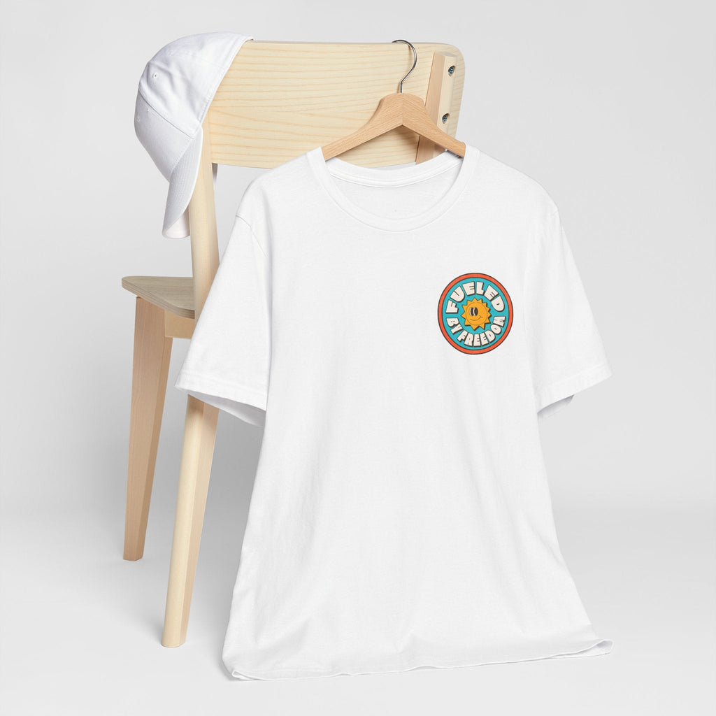 T-Shirt Fueled by Freedom Graphic Tee Printify