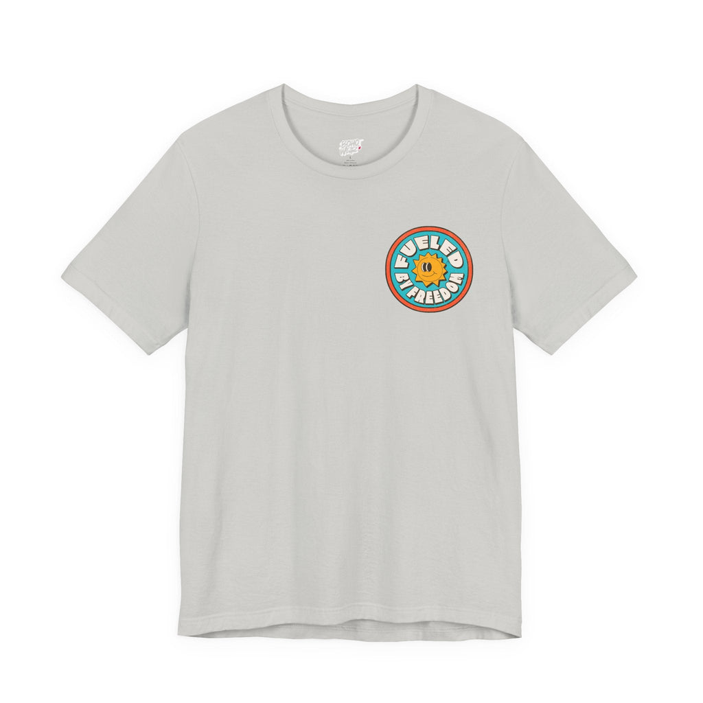 T-Shirt Fueled by Freedom Graphic Tee Printify
