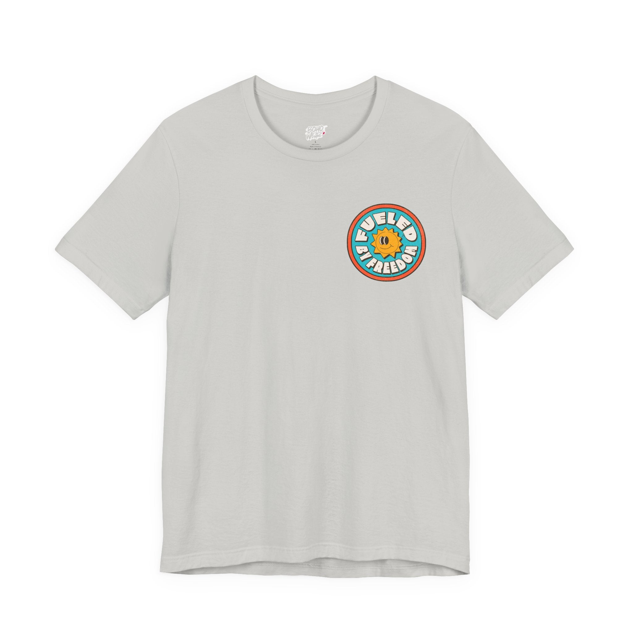 T-Shirt Fueled by Freedom Graphic Tee Printify