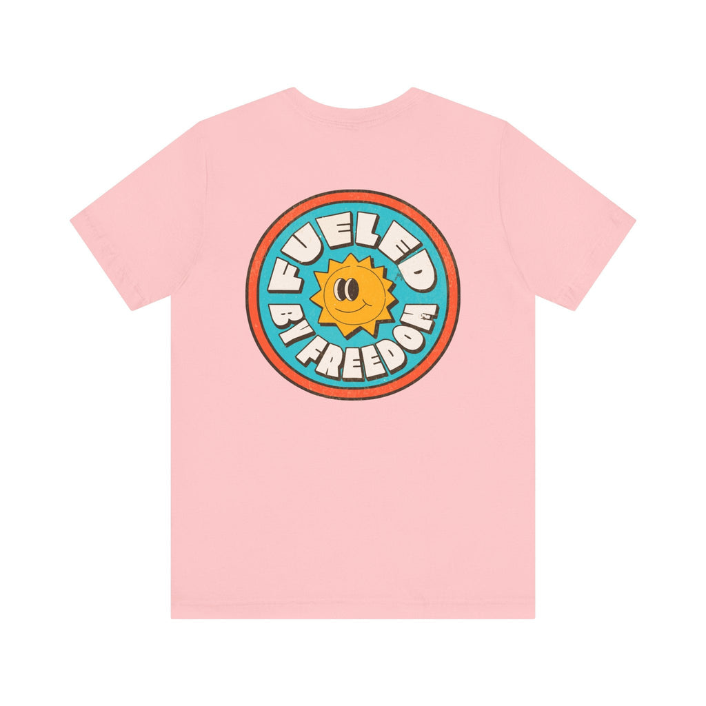 T-Shirt Fueled by Freedom Graphic Tee Printify