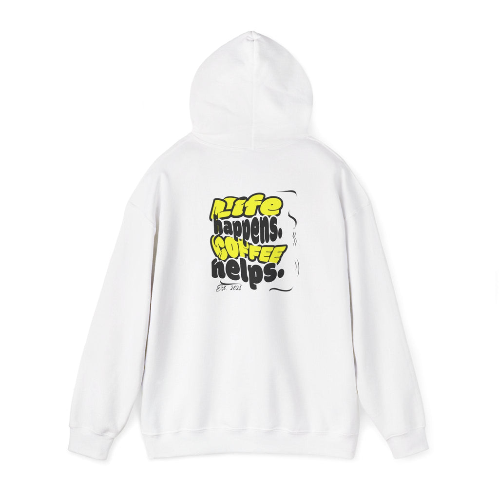 Coffee Helps Hoodie Printify