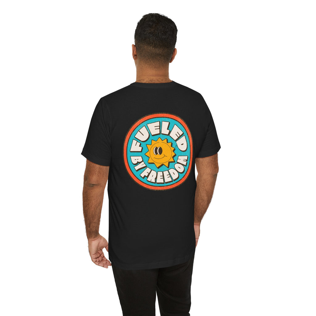 T-Shirt Fueled by Freedom Graphic Tee Printify