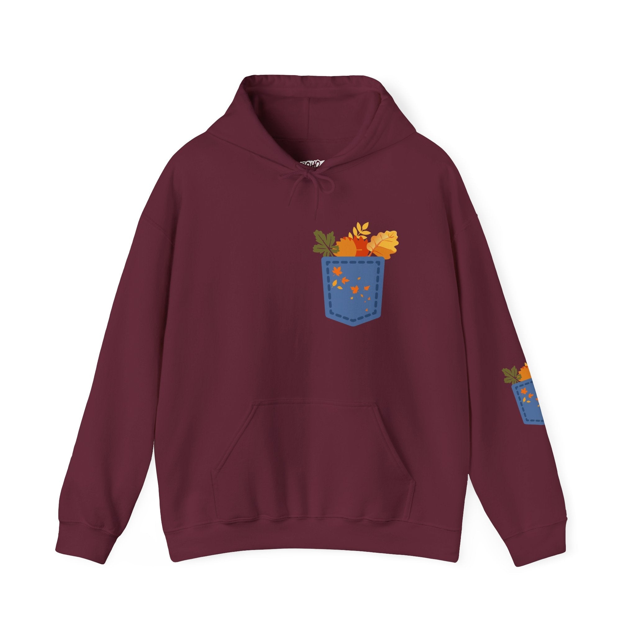 Floral Pocket Hoodie - Cozy Unisex Sweatshirt for Gardening Lovers Boho Wear