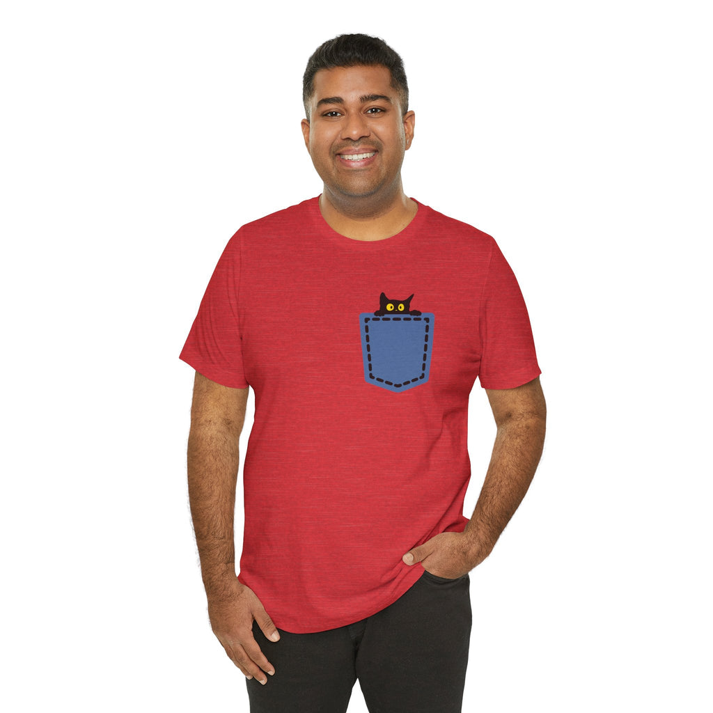 Cat Pocket Tee Boho Wear