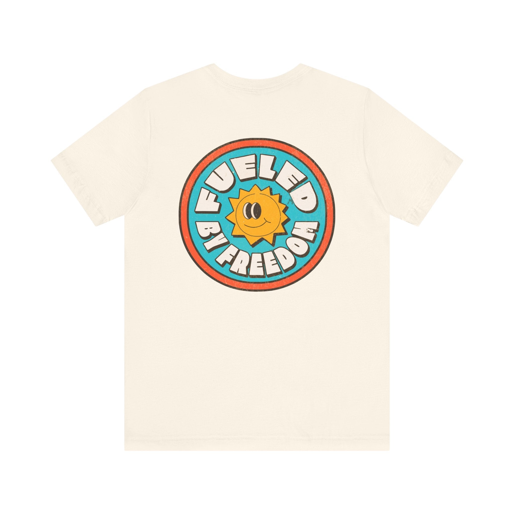 T-Shirt Fueled by Freedom Graphic Tee Printify