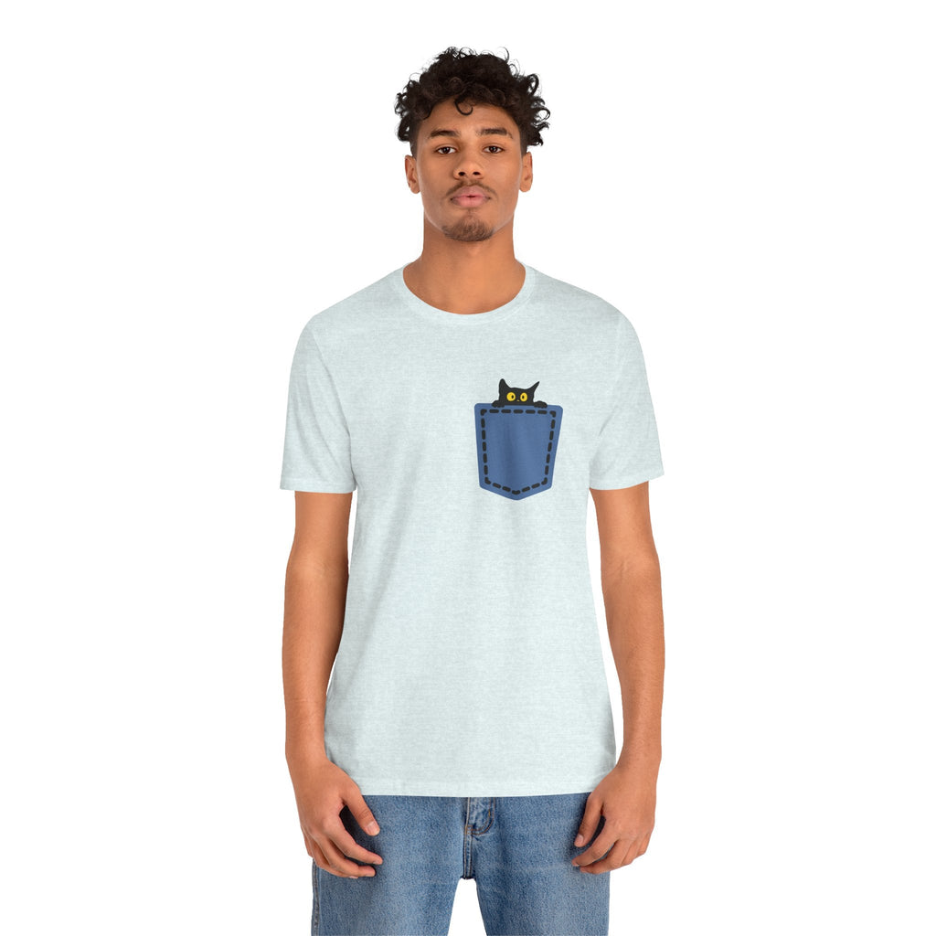 Cat Pocket Tee Boho Wear