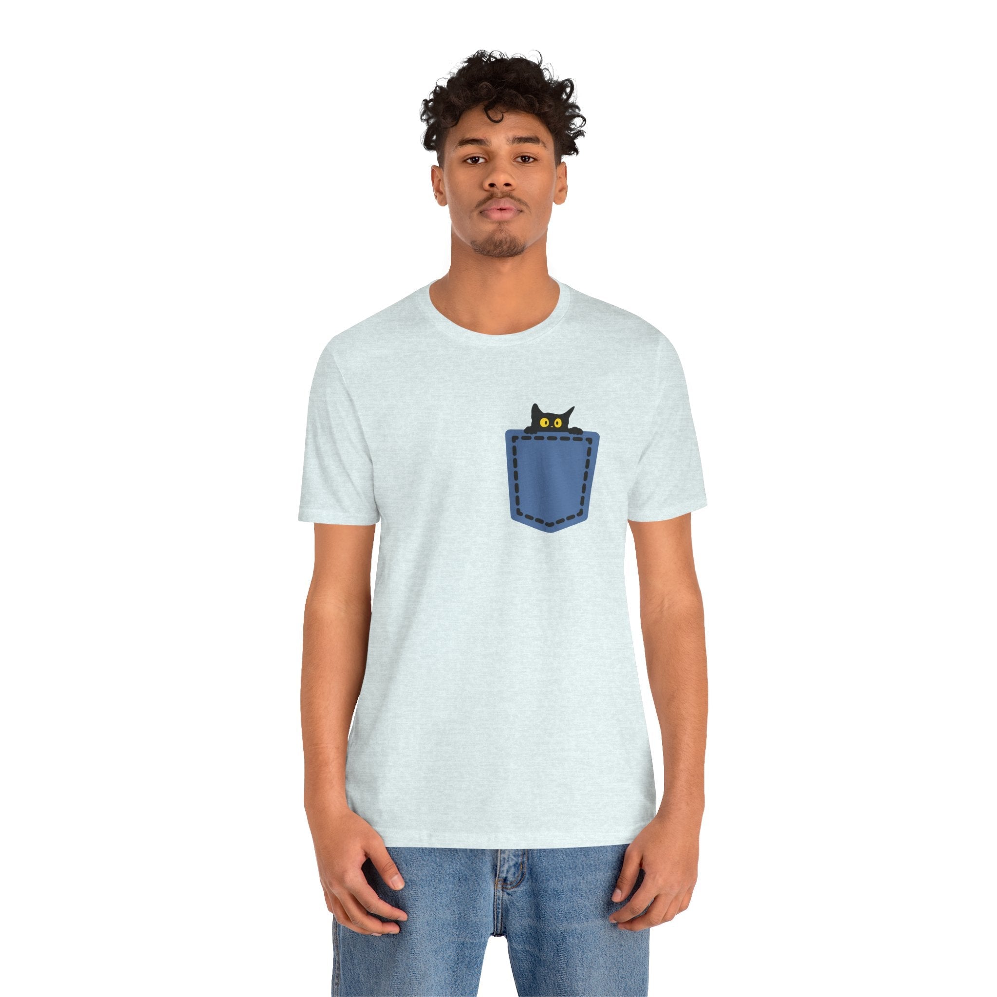 Cat Pocket Tee Boho Wear