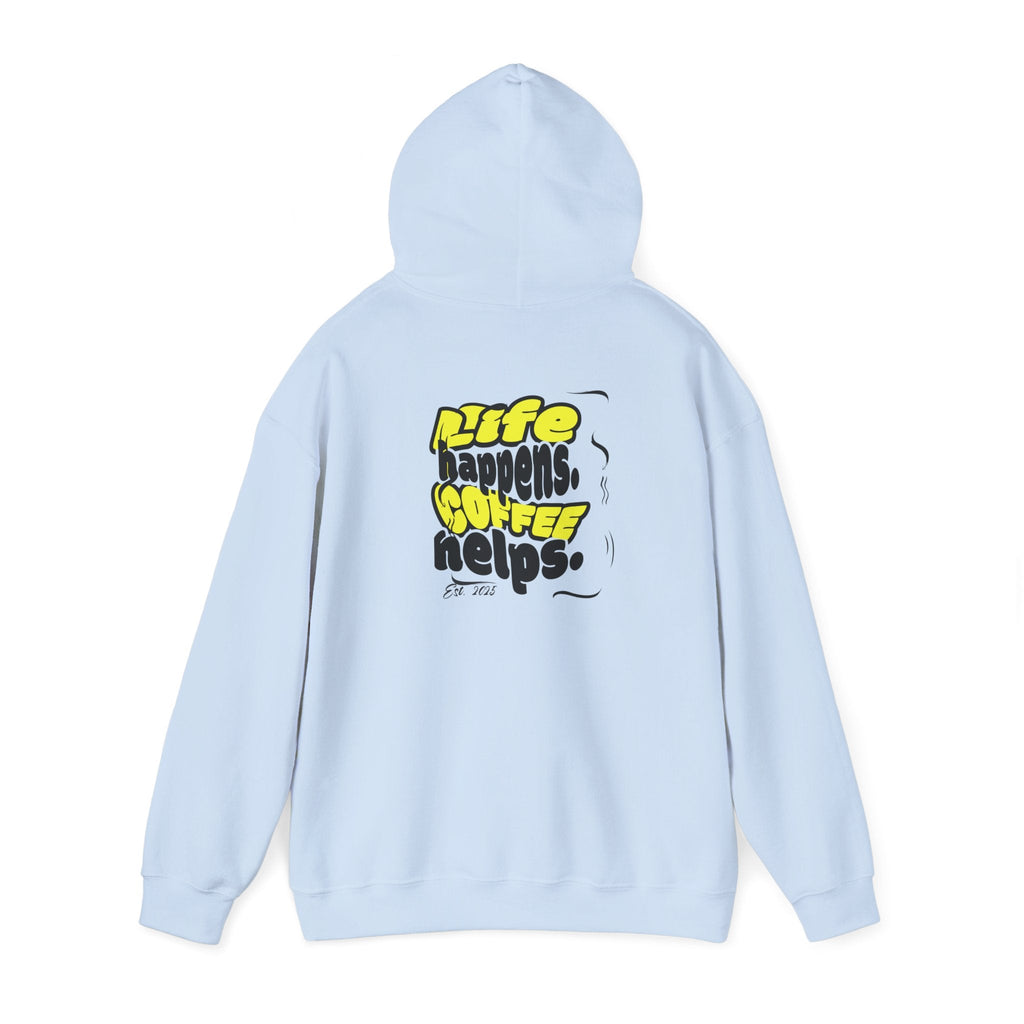 Coffee Helps Hoodie Printify