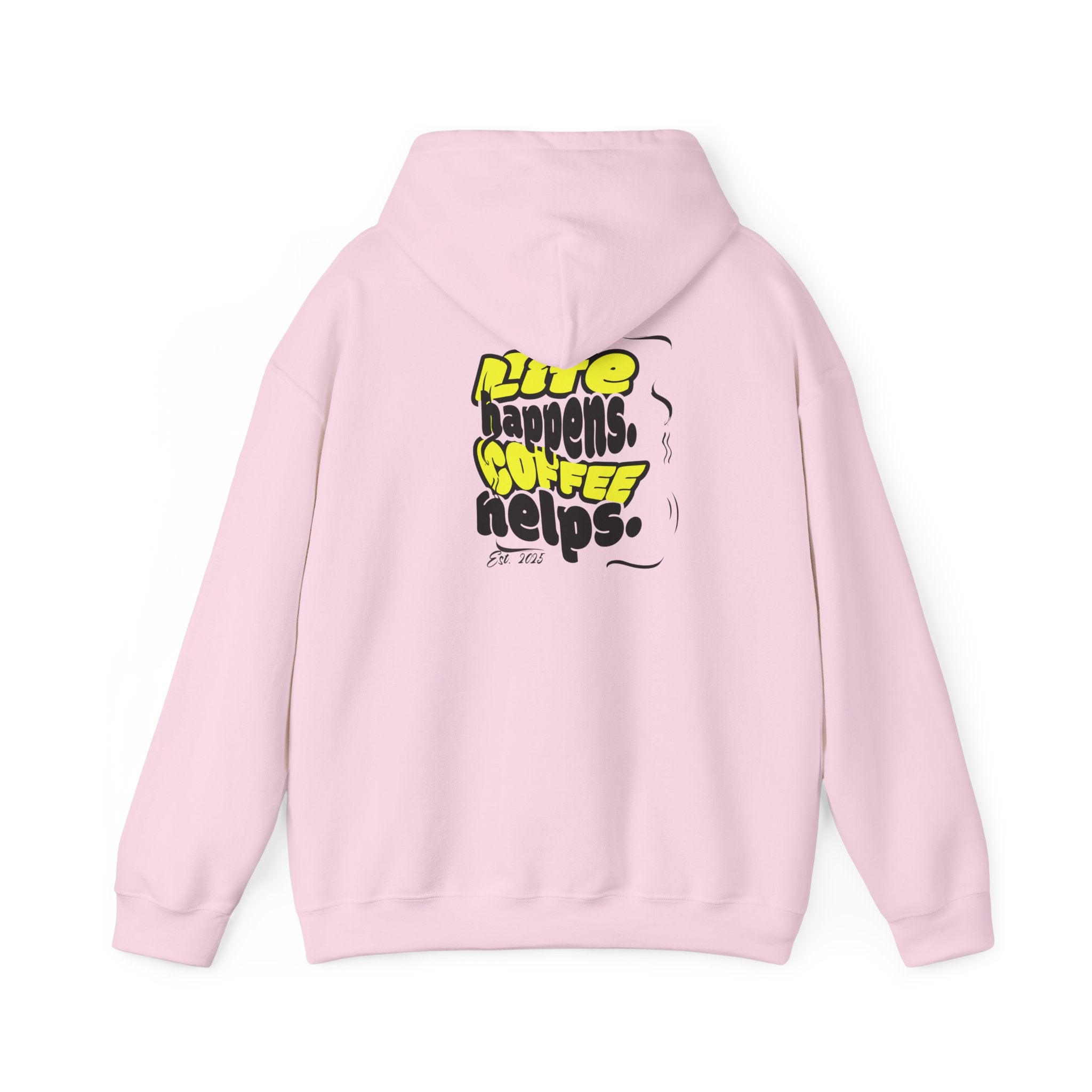 Coffee Helps Hoodie Printify