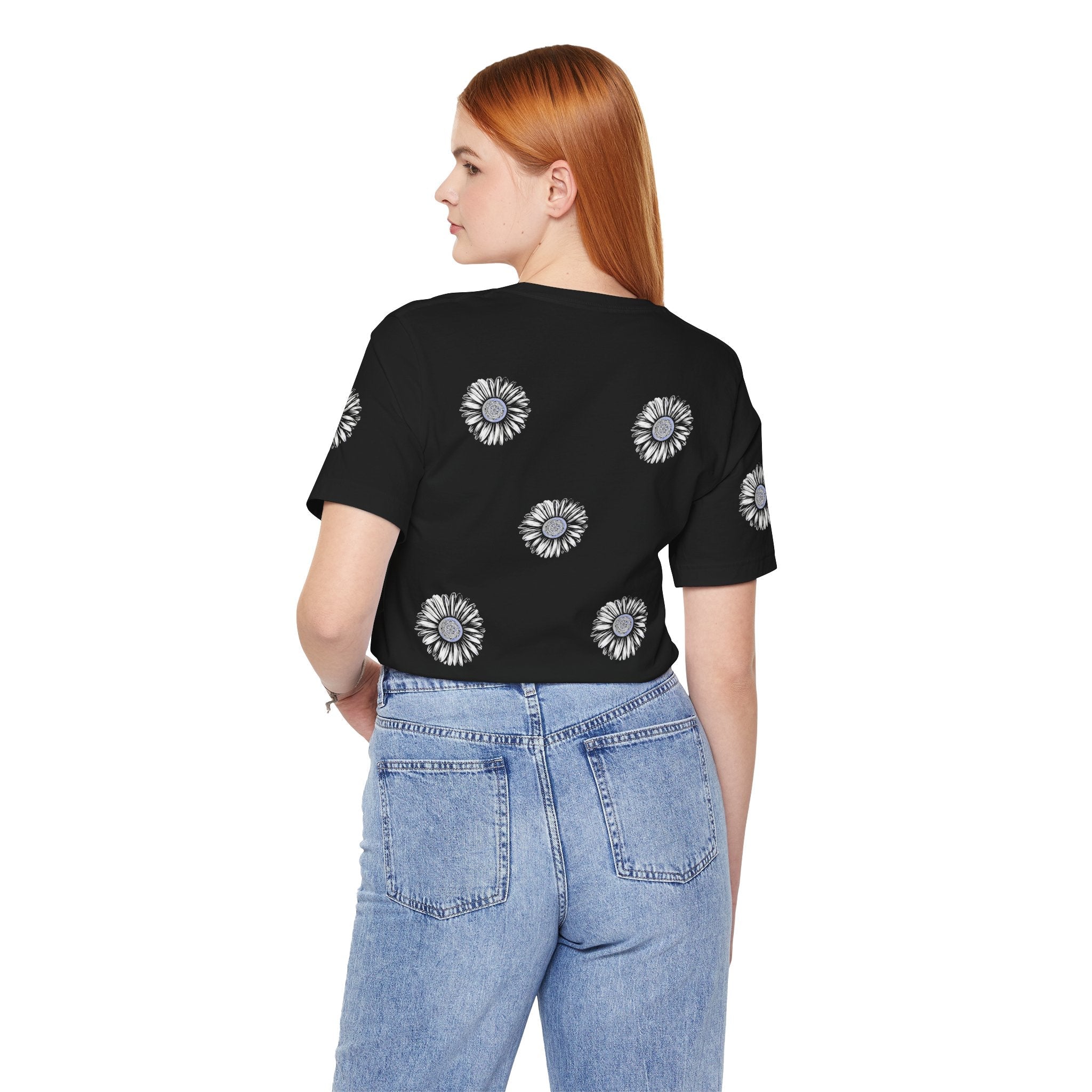 Boho Blue Mandala Tee Printify
