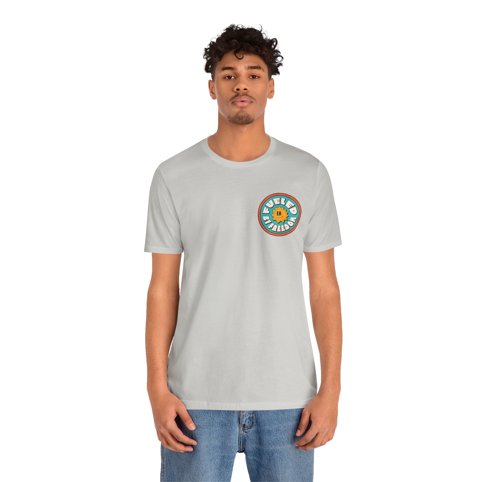 T-Shirt Fueled by Freedom Graphic Tee Printify